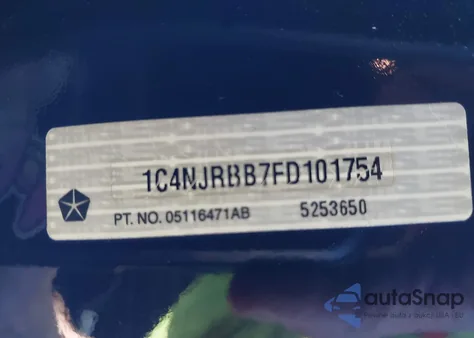 2015 Jeep Patriot Sport from USA, damaged, VIN 1C4NJRBB7FD101754